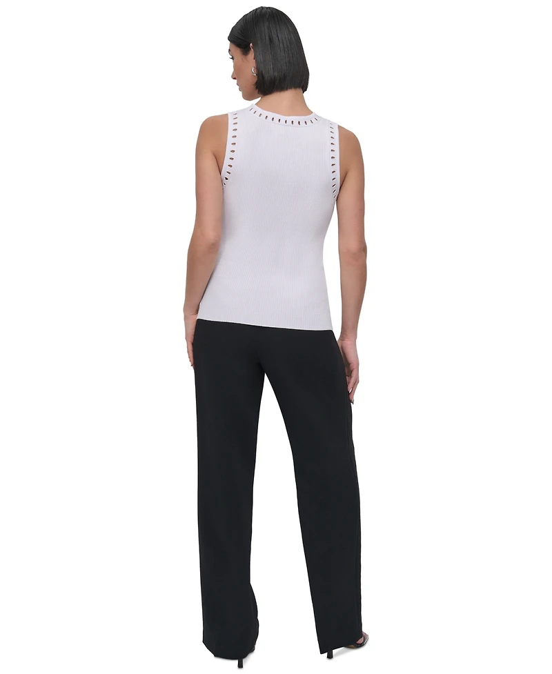 Dkny Petite Knit Sweater Tank Top