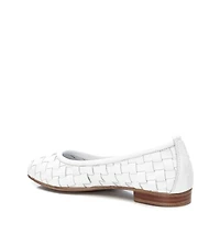 Carmela Leather Collection Women's Braided Flats By Xti
