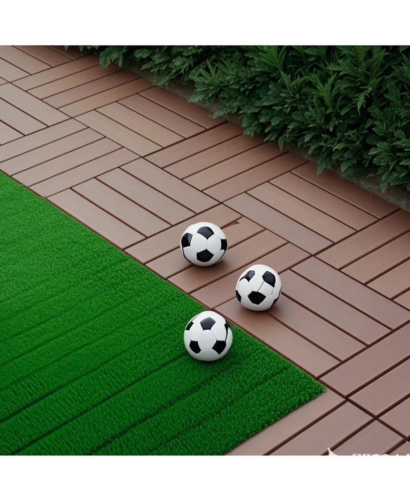 Streamdale Plastic Interlocking Deck Tiles, 44 Pack