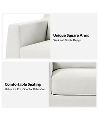 Xenobia 60" Slipcovered Sofa with Reversible Cushions