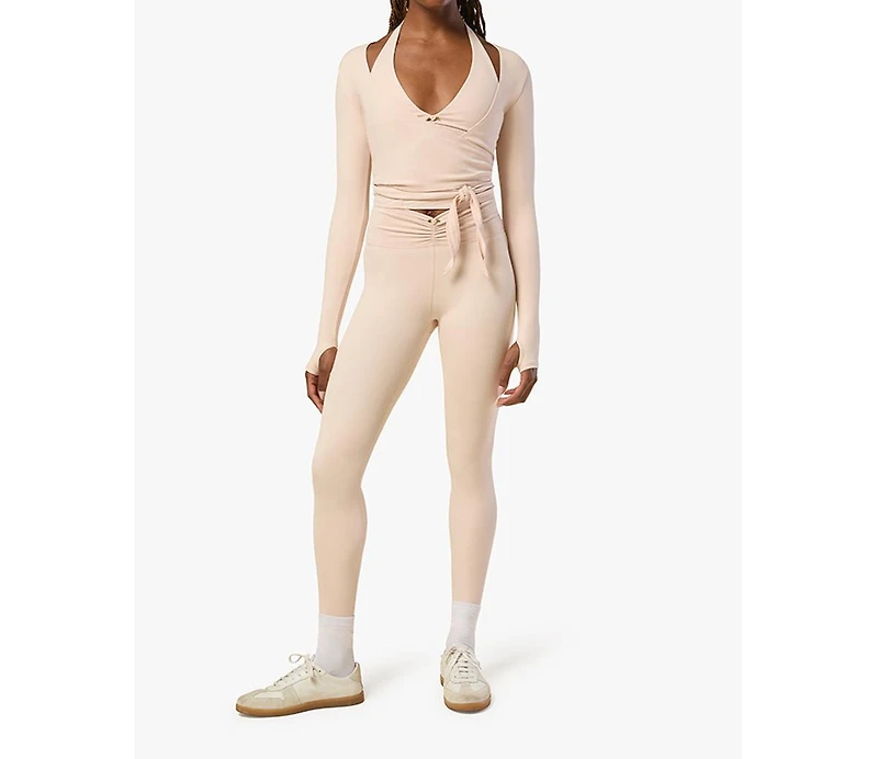 WeWoreWhat Women's Long Sleeve Wrap Top