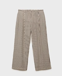 Mango Women's Texture Striped Pants