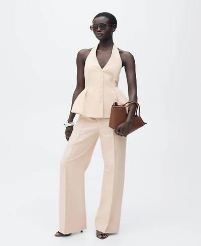 Mango Women's Straight Suit Pants