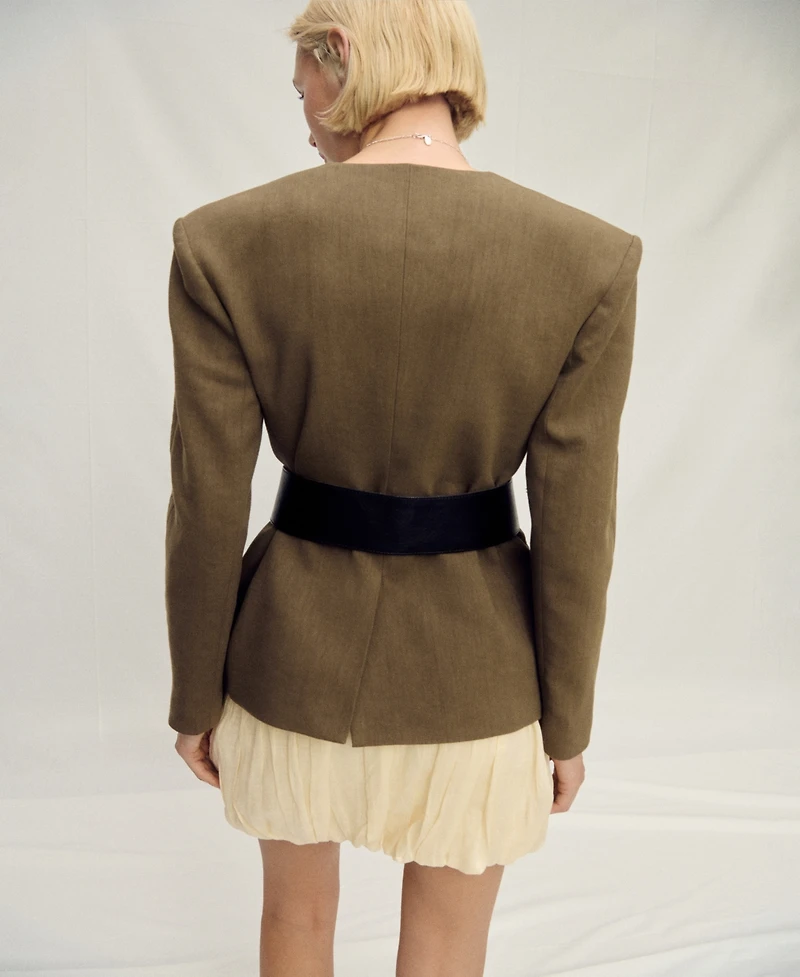 Mango Women's Balloon Effect Ramie Skirts