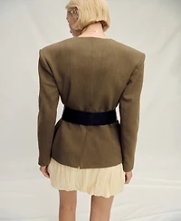 Mango Women's Balloon Effect Ramie Skirts