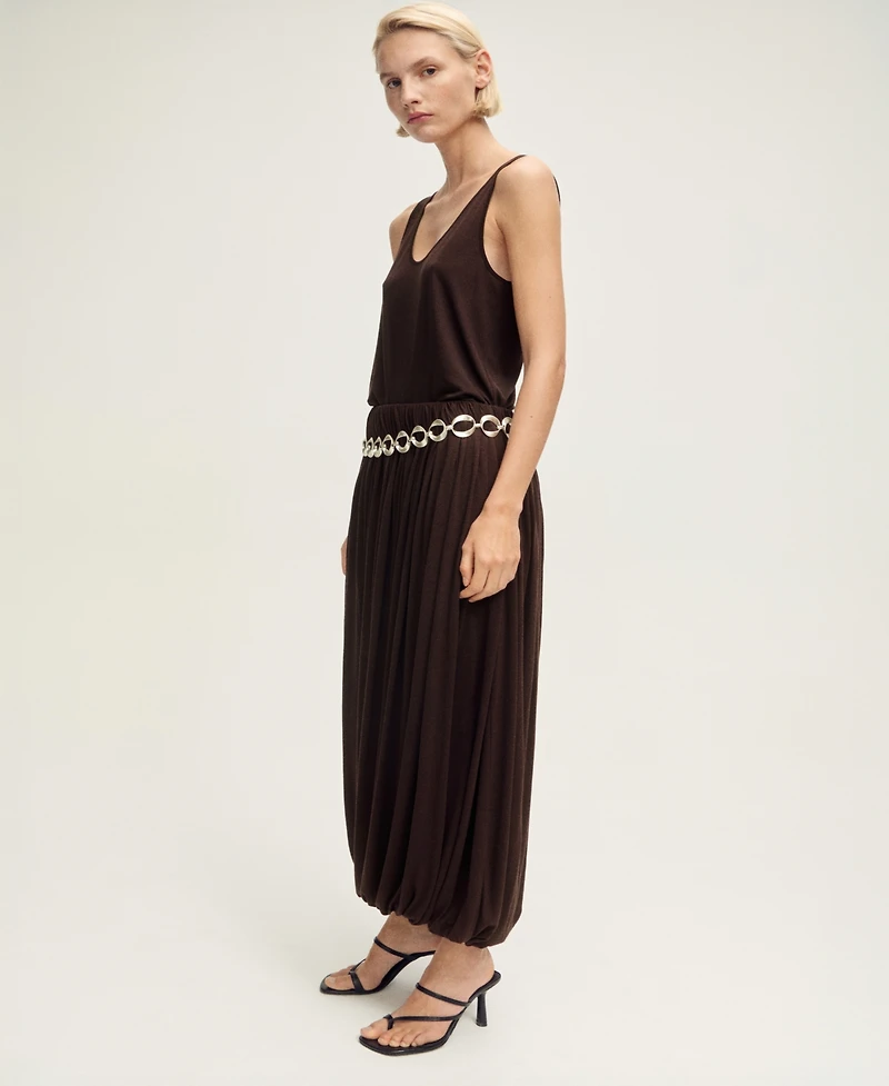 Mango Women's Puffed Hem Wool Blend Skirts