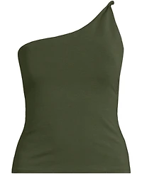 Lands' End Women's Slender One Shoulder Top