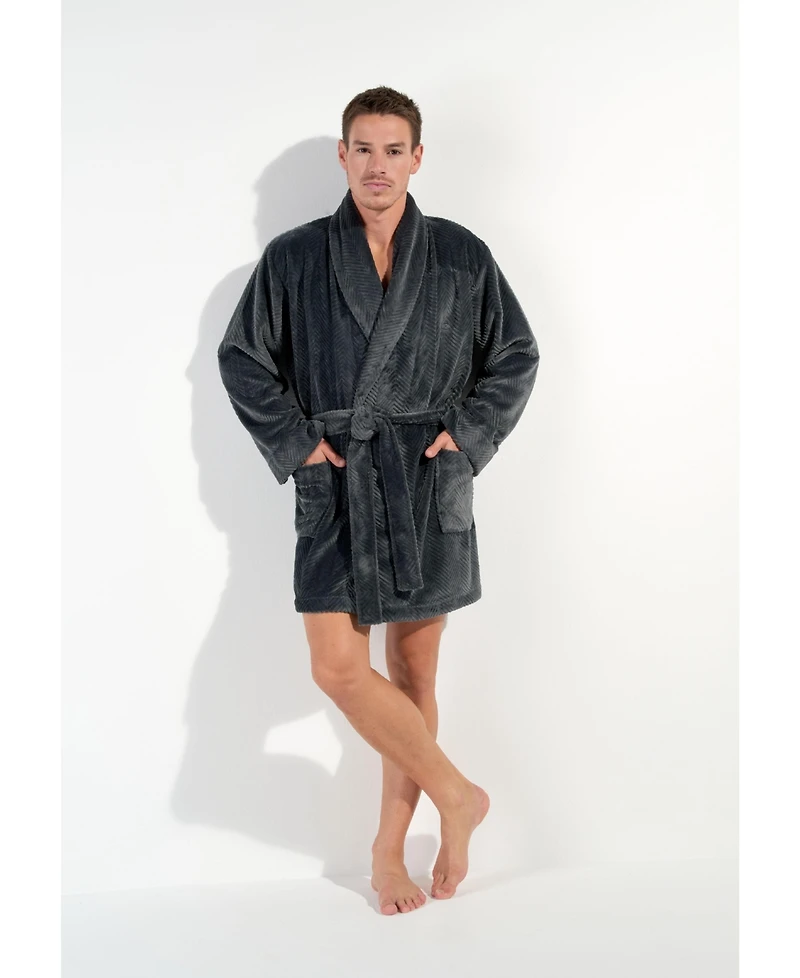 Hom Usa Men's Everest Short Robe