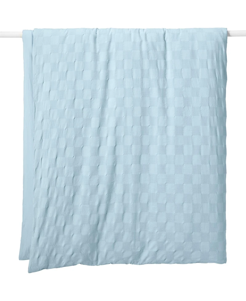 Lands' End Textured Pattern Duvet Bed Cover