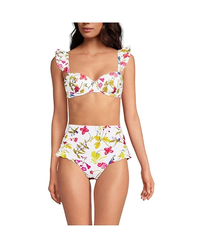 Lands' End Women's Balconnette Underwire Bikini Top