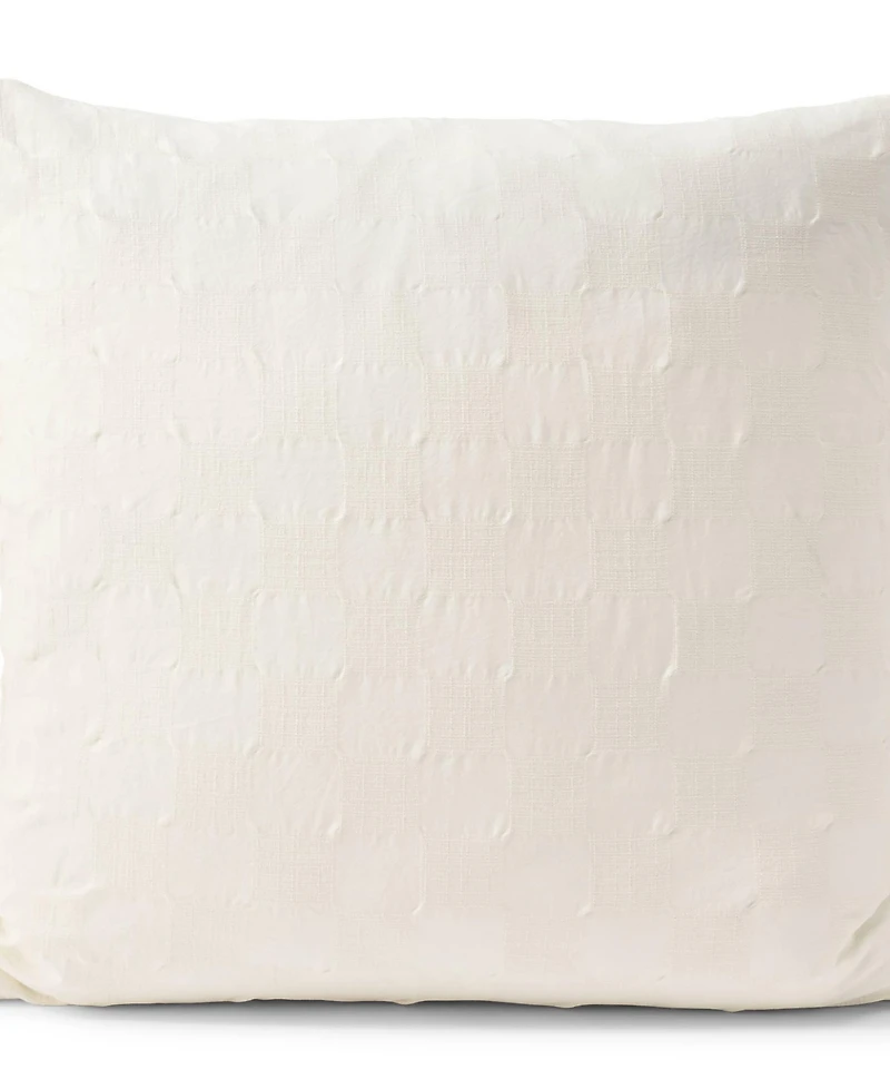 Lands' End Textured Pattern Bed Pillow Sham