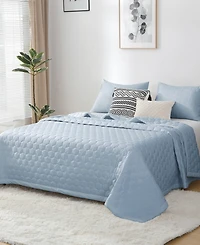 St. James Home Mini Honeycomb Down Alternative Blanket Set