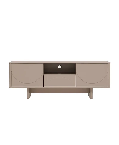 Manhattan Comfort Ella 59.1" Modern 5-Shelf Tv Stand Fits TVs up to 55"