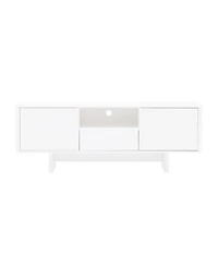Manhattan Comfort Ella 59.1" Modern 5-Shelf Tv Stand Fits TVs up to 55"
