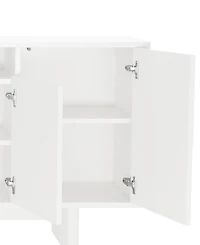 Manhattan Comfort Ella 70.9" Modern 9-Shelf Sideboard