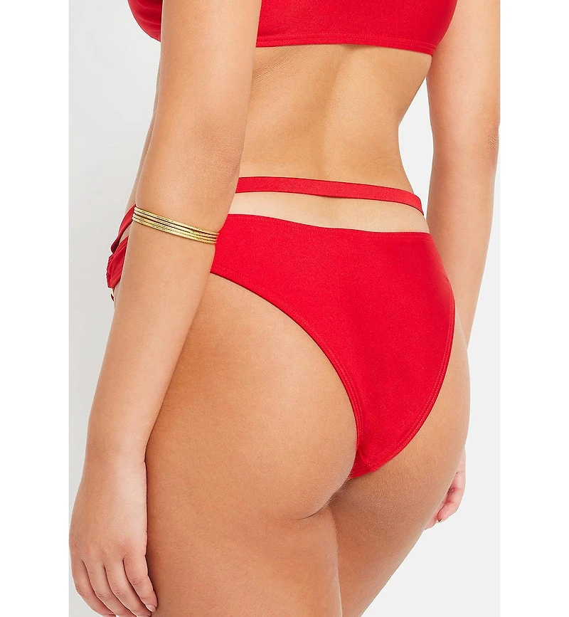 Lscn by Lascana Women's Strappy O-Ring Bikini Swimsuit Bottom