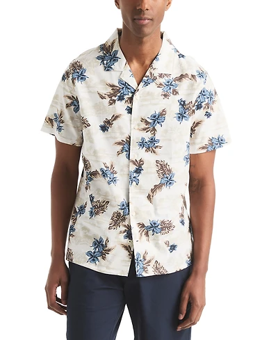 Nautica Men's Floral Camp Shirt