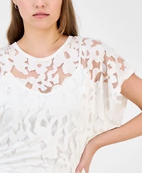 Boss Orange Women's Floral Lace Midi Dress
