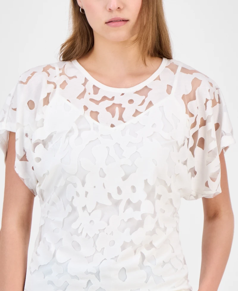 Boss Orange Women's Floral Lace Top