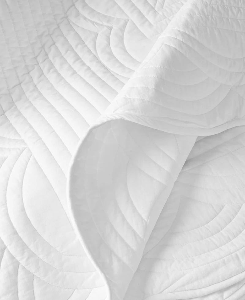 Charter Club Bailey Scallop 3-Pc. Quilt Set, King, Exclusively at Macy's