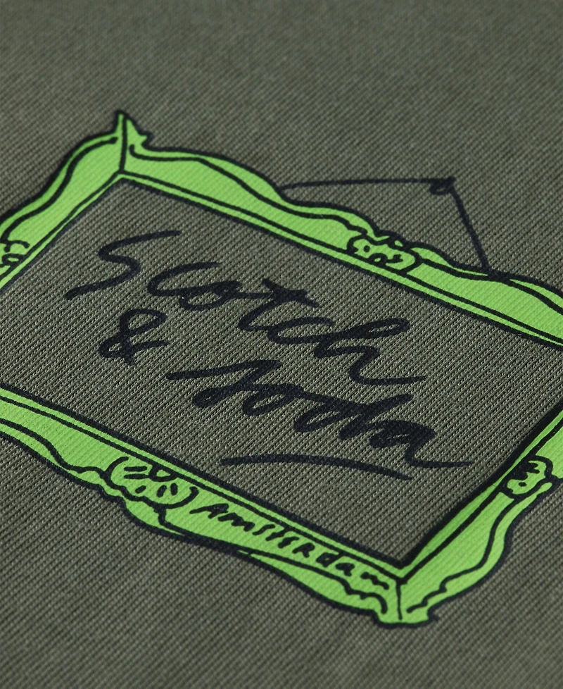 Scotch & Soda Men's Short Sleeve Screen Print Logo Graphic T-Shirt