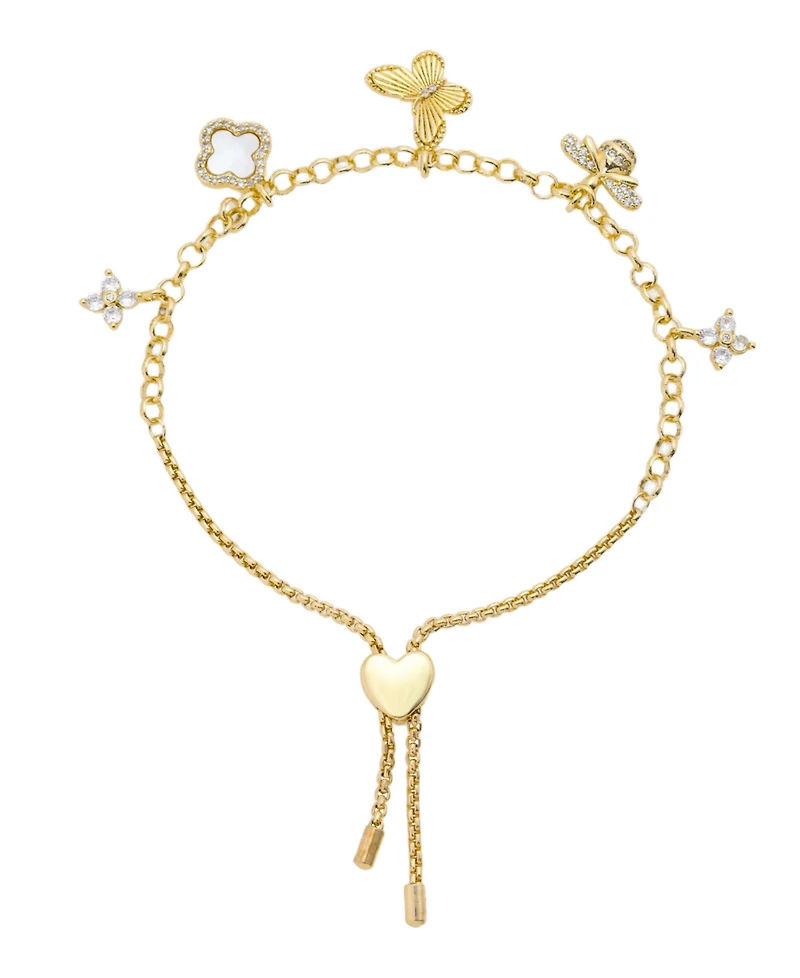 Unwritten Cubic Zirconia Butterfly Bolo Bracelet