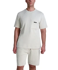 Karl Lagerfeld Paris Men's Relaxed-Fit Seersucker Shorts