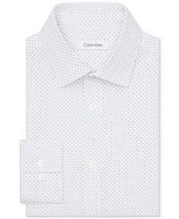 Calvin Klein Refined Cotton Stretch Men's Regular Fit Dress Shirt