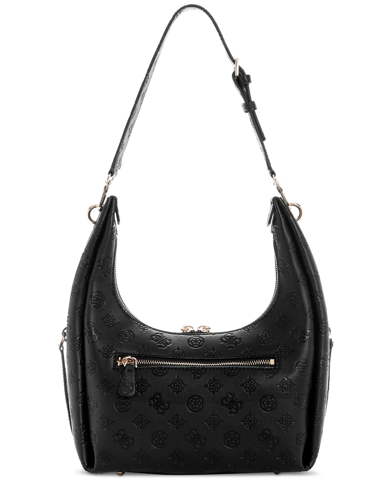 Guess Phoebe Logo Hobo Shoulder Bag