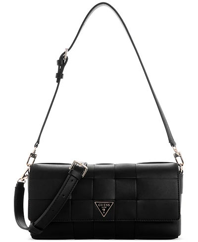 Guess Maylee Woven Flap Shoulder Bag