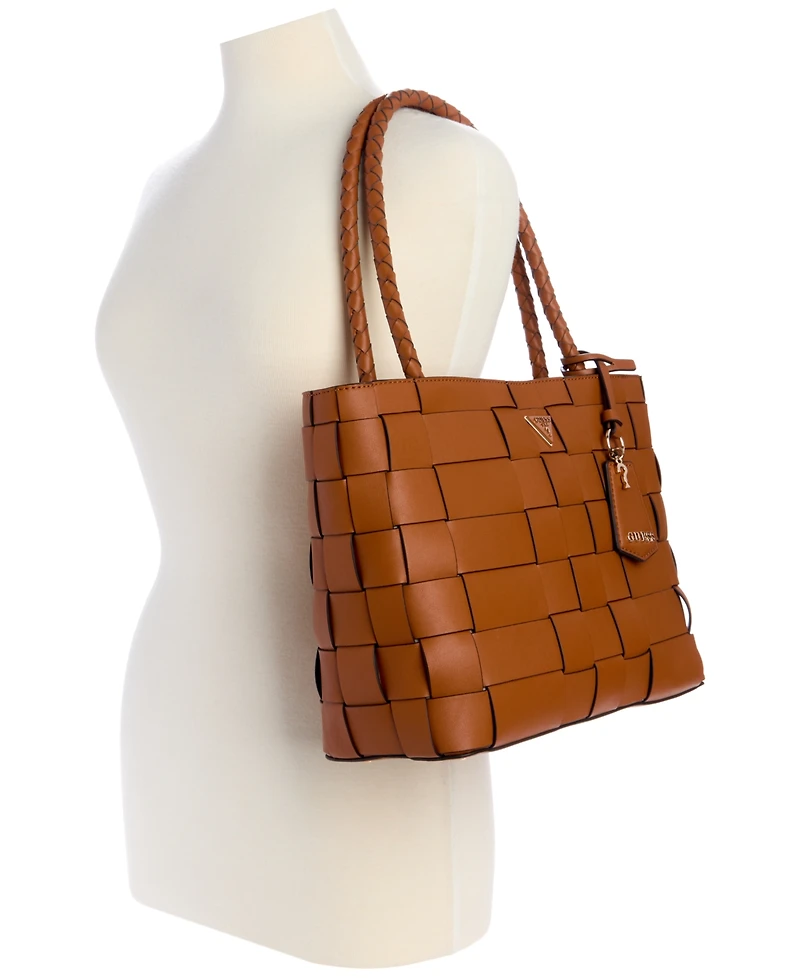 Guess Maylee Girlfriend Woven Tote Bag