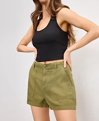 Good American Women's Lite High-Rise Shorts