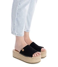 Women's Jute Wrapped Platform Sandals Refresh By Xti