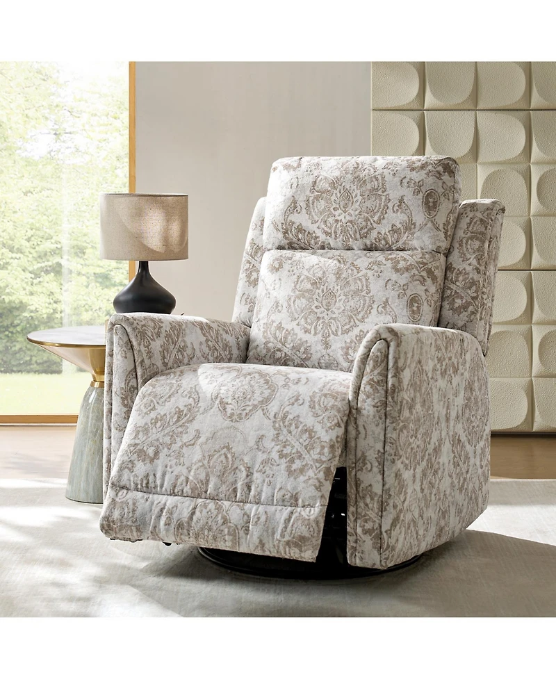 Alfons Swivel And Rocker Power Recliner With Headrest