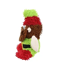 Mighty Microfiber Ball Med Elf, Durable Squeaky Christmas Dog Toy