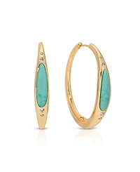 Ettika Turquoise Solstice Hoops