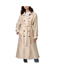 Bernardo Women's Golden Luster Double Breasted Trench