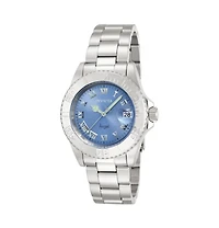 Invicta Women's 14361 Angel Quartz 3 Hand Light Blue Dial Watch