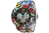 Invicta Men's 43233 Pro Diver Quartz Chronograph Black, Yellow Dial Watch