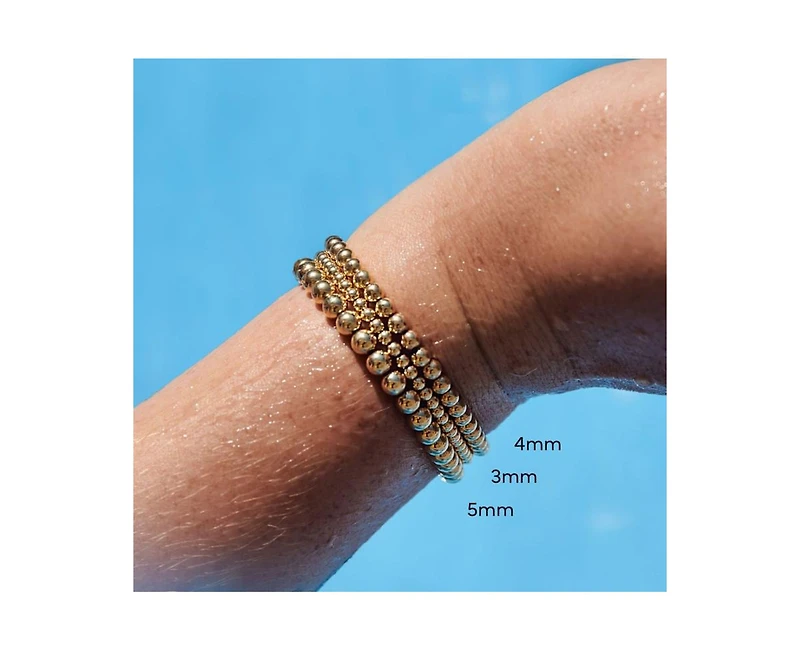 Gold Filled Classic Bead Bracelet