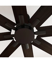 65 inch ceiling fan without light, can be used both indoors and outdoors, with remote control, reversible Dc motor, no noise, suitable for bedroom, li