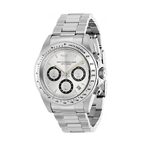Invicta Men's 37167 Speedway Quartz Chronograph Silver Dial Watch