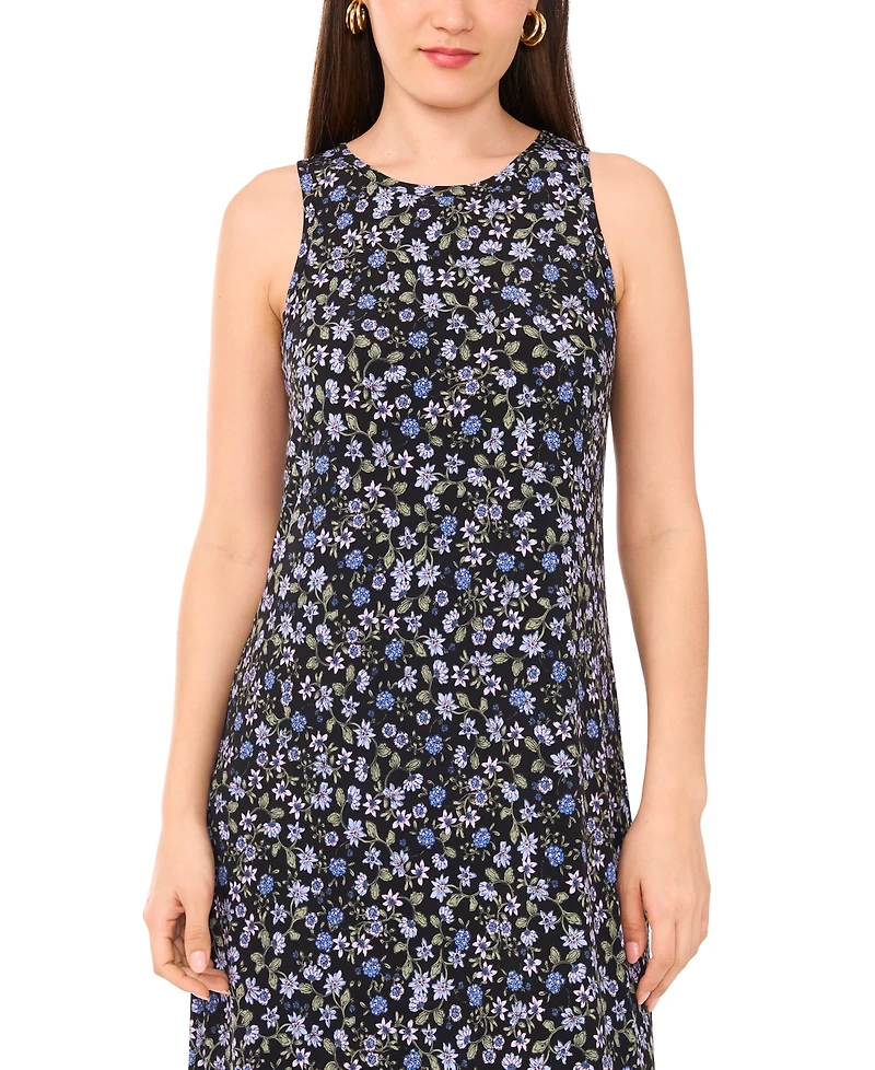 Vince Camuto Women's Ditsy-Print Sleeveless Maxi Dress