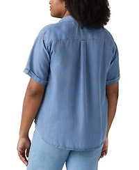 Levi's Plus Darlene Chambray Short-Sleeve Shirt