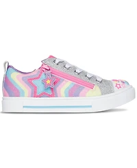 Skechers Little Girls Twinkle Toes: Twinkle Sparks - Cosmic Burst Light-Up Casual Sneakers from Finish Line