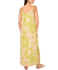 Vince Camuto Women's Floral-Print Maxi Slip Dress