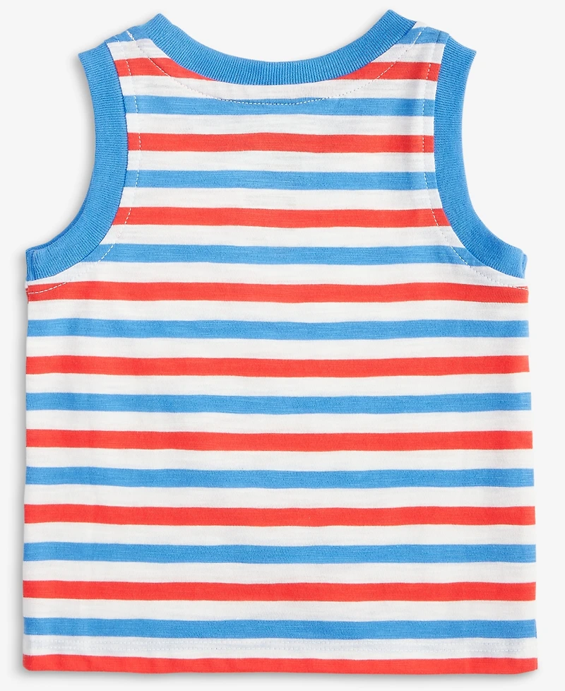 First Impressions Baby Boys Patriot Stripe Tank Top, Exclusively at Macy's