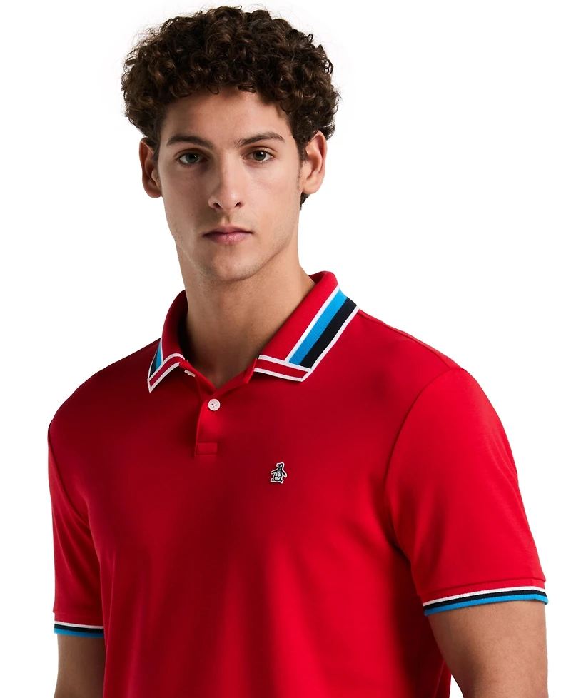Original Penguin Men's Slim-Fit Cotton Tipped Polo Shirt