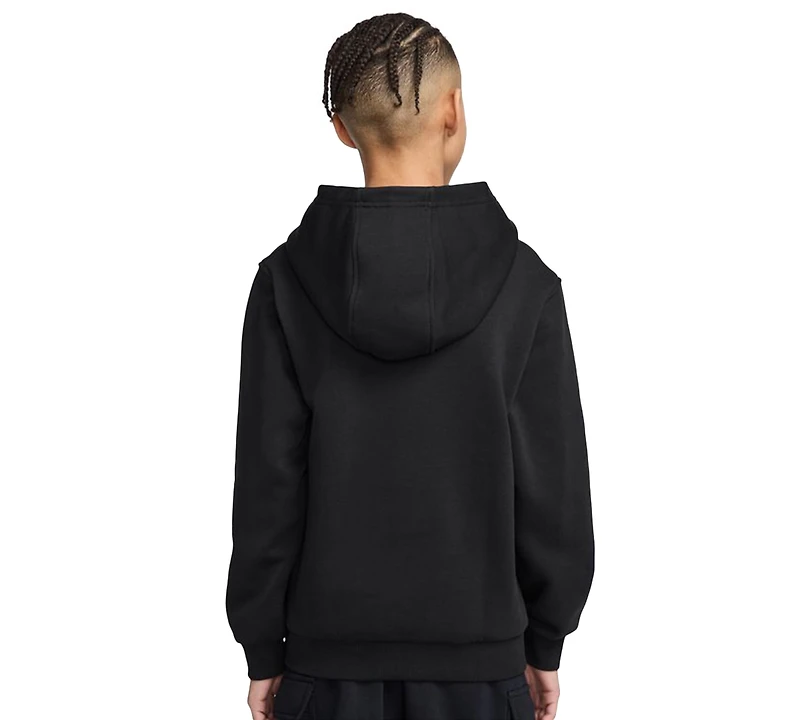 Nike Big Kids' Sportswear Gold Holiday Satin Club Fleece Hoodie