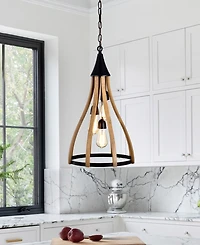 Home Accessories 15" Vissenta 3-Light Indoor Chandelier